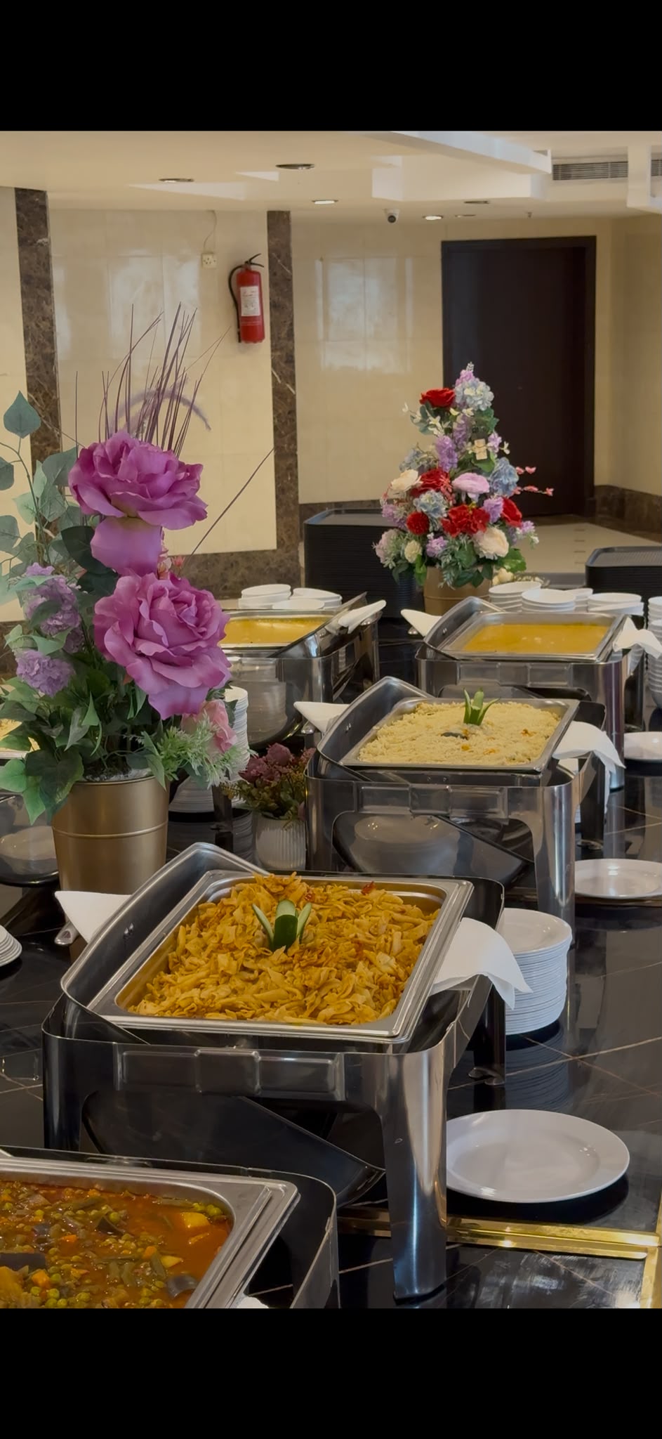 Al Saad Flower 3 Hotel – Yemekhane ve Açık Büfe Alanı