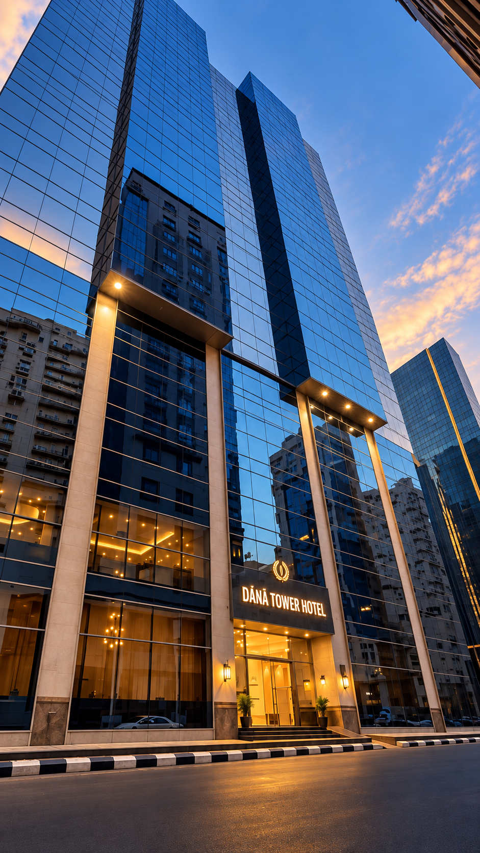 Dana Tower Hotel — Dış cephe ve giriş